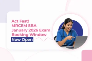 Act Fast! MRCEM SBA January 2026 Exam Booking Window Now Open